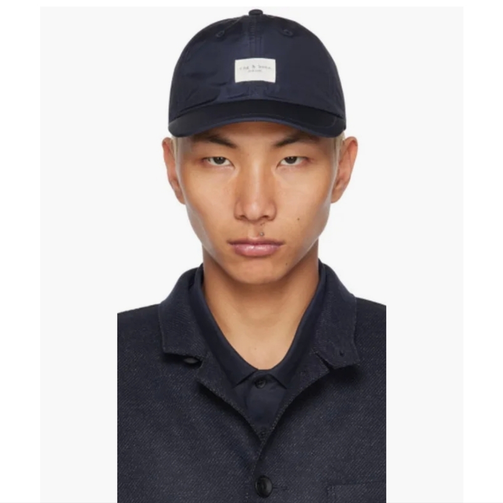 Rag & Bone Addison Strapback Baseball Cap Navy Unisex Adjustable Designer New - Picture 2 of 10